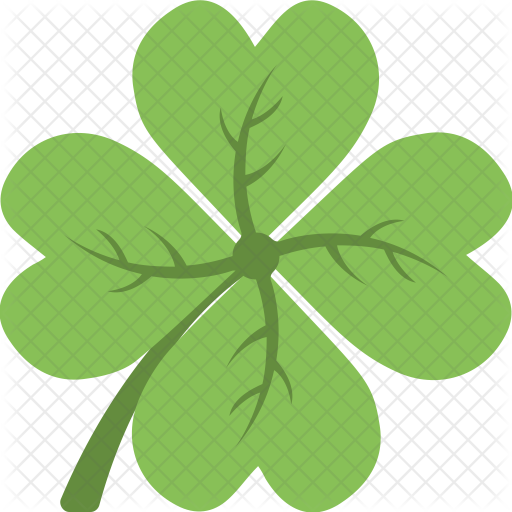 512x512 Shamrock Icon Of Flat Style