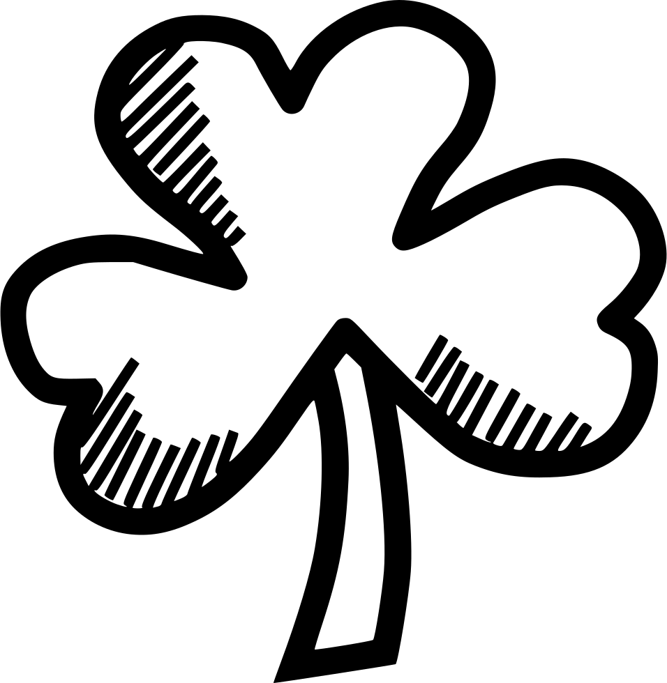 956x980 Shamrock Three Clover Leaf Png Icon Free Download