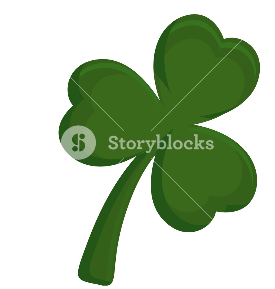 951x1000 Vector Icon Shamrock Royalty Free Stock Image