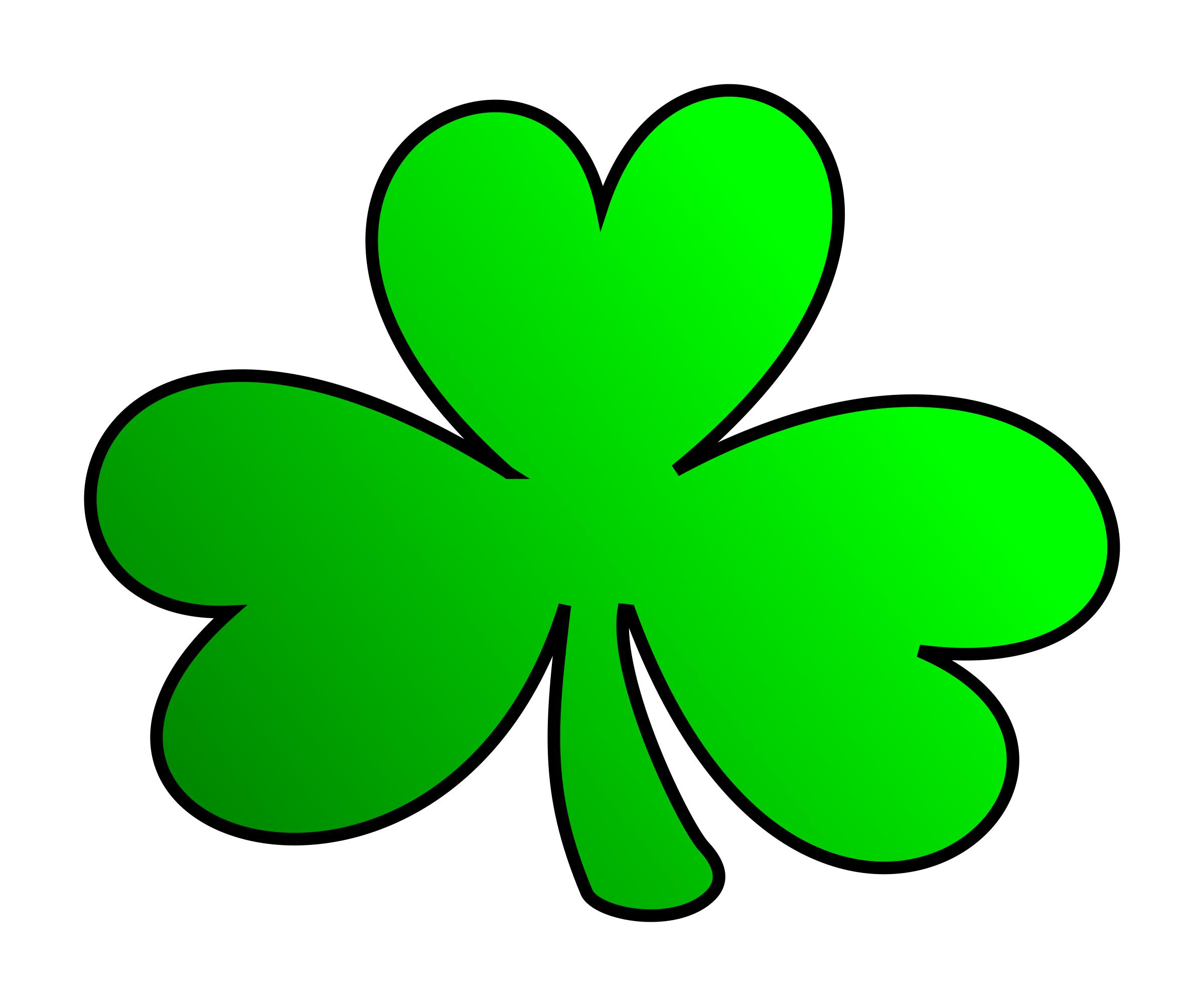 2400x2005 Green Shamrock Icons Png