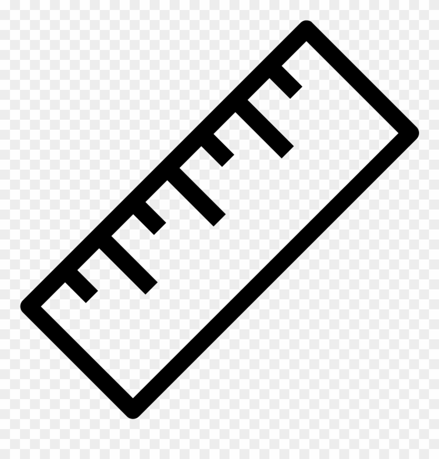 880x920 The Ruler Icon Is A Rectangular Shape Icon With Lines