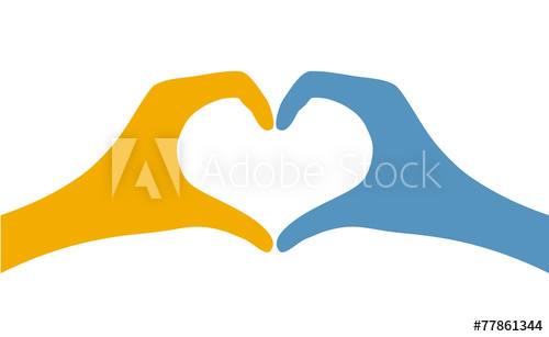 500x307 Hand Heart Symbol Shape Icon