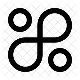 256x256 Abstract Shape Icon Of Line Style