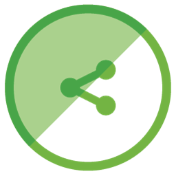 256x256 Shadow Button Share Icon, Png Clipart Image