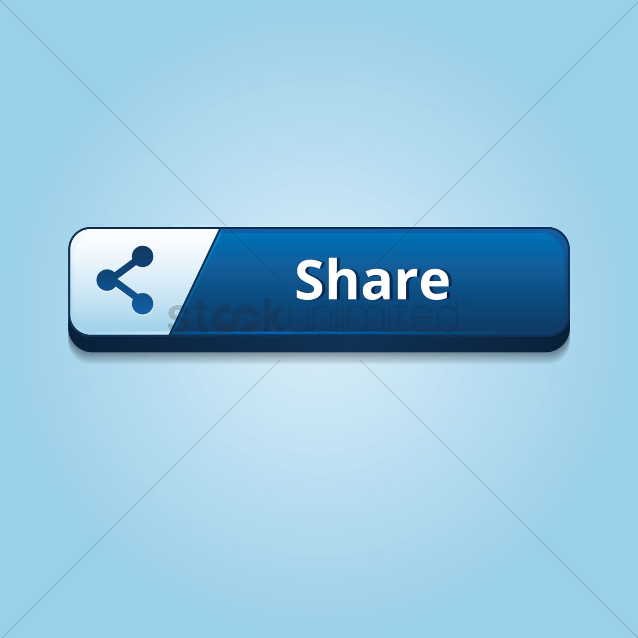 1300x1300 Share Button Vector Image