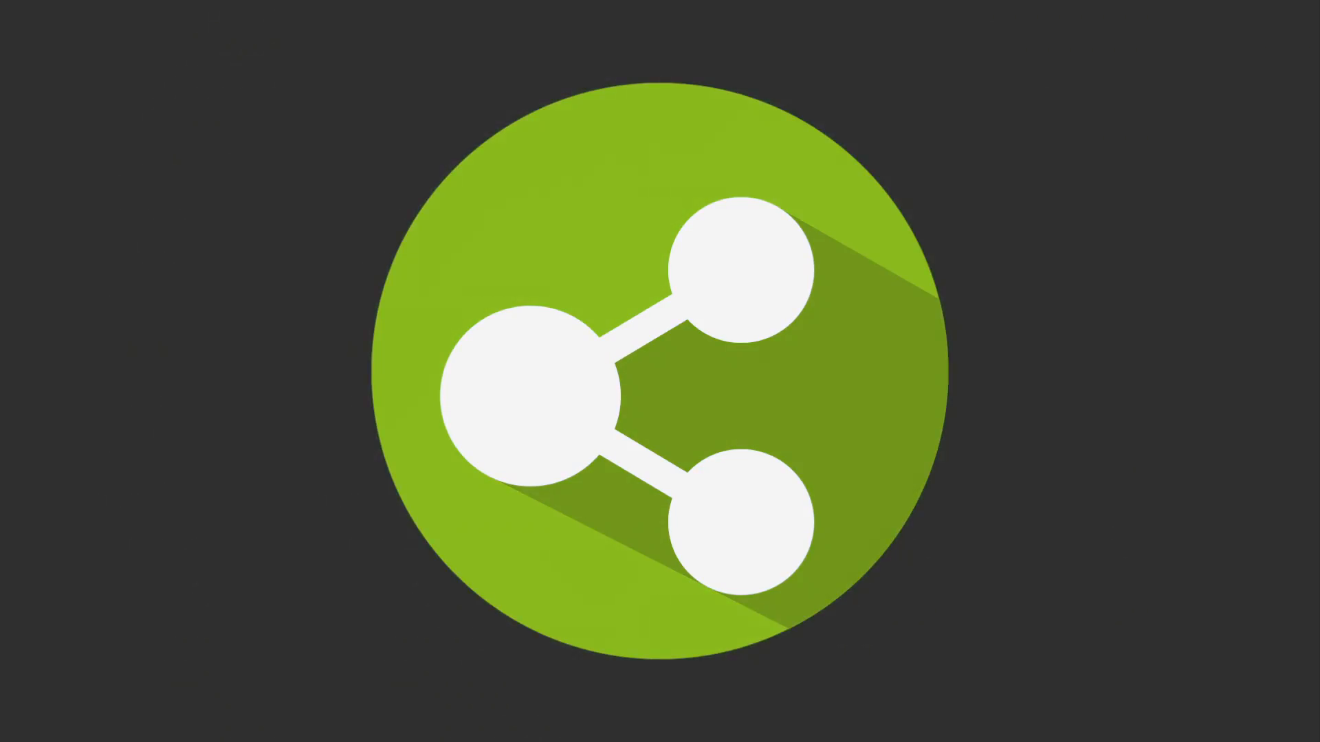 1920x1080 Share Icon Design, Video Animation Stock Video Footage