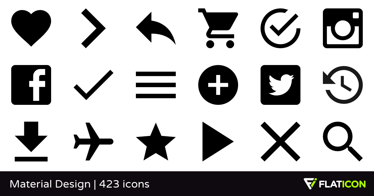 1200x630 Material Design Free Icons