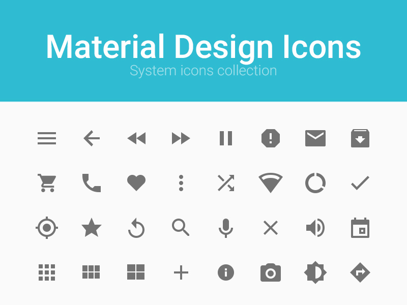 800x600 Material Design Icons