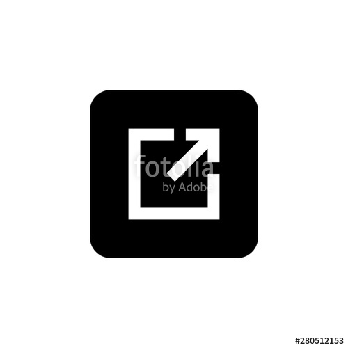 500x500 Link Icon Hyperlink Chain Symbol External Link Symbol Vector
