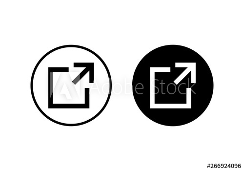 500x350 External Link Symbol Vector Icon Link Icon Hyperlink Chain
