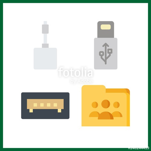 500x500 Transfer Icon Vector Illustration Transfer Set Usb And Shared