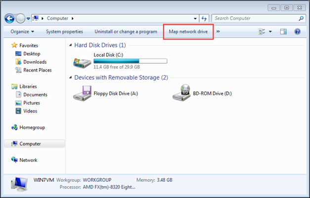 627x401 Windows Networking How To Work With Network Drives Network