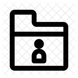 256x256 Shared Folder Icon Of Line Style