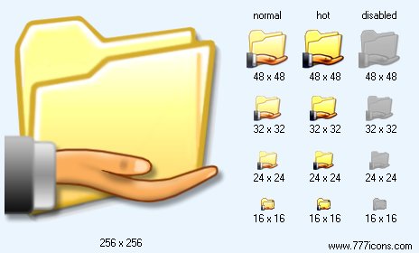464x280 Shared Folder Icon Security Icon Set