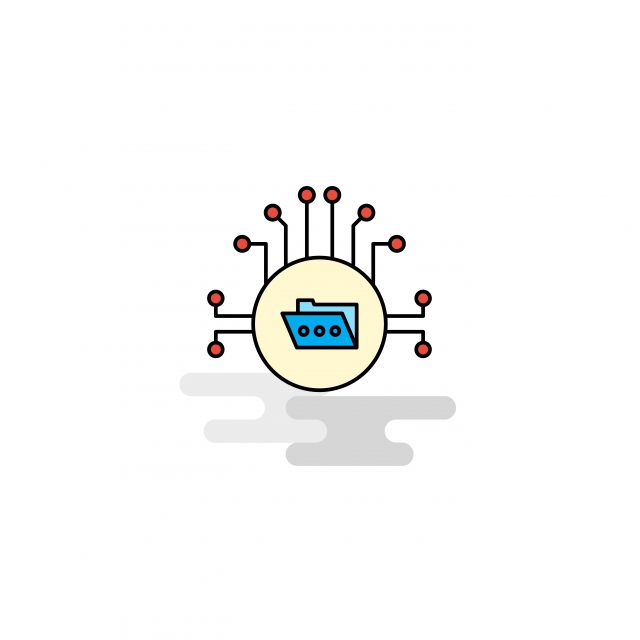 640x640 Flat Shared Folder Icon Vector, Access, App, Application Png