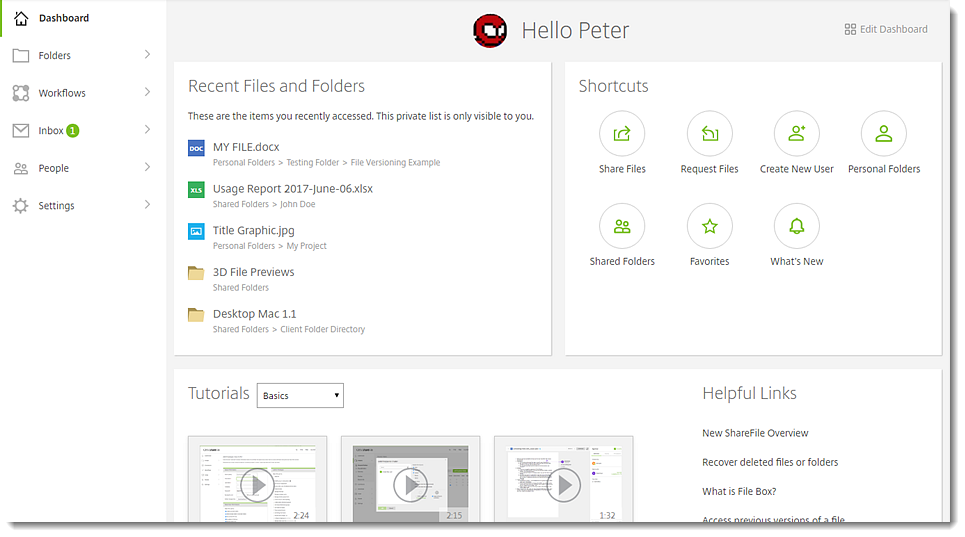 965x537 Sharefile Dashboard