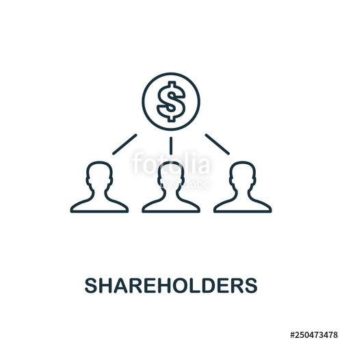 Shareholders Outline Icon Thin Line Element From Crowdfunding 500x500 Shareholders Outline Icon Thin Line Element From Crowdfunding