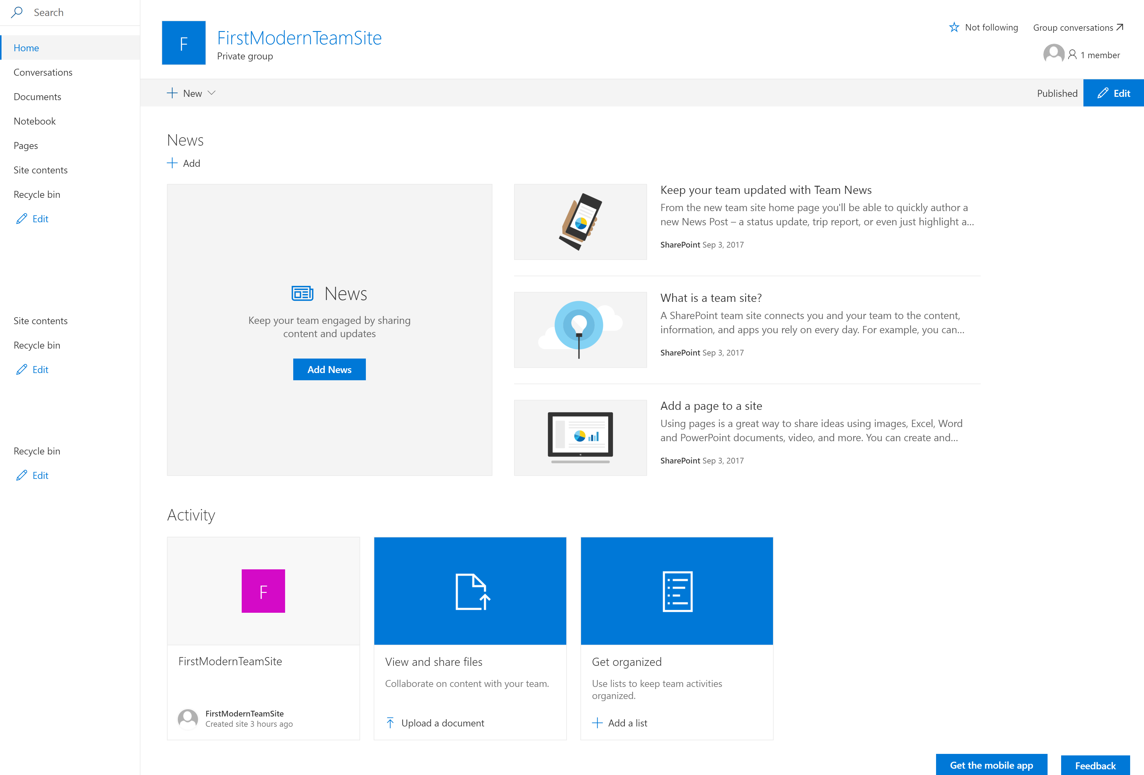 3796x2570 Sharepoint Online Modern Team Sites