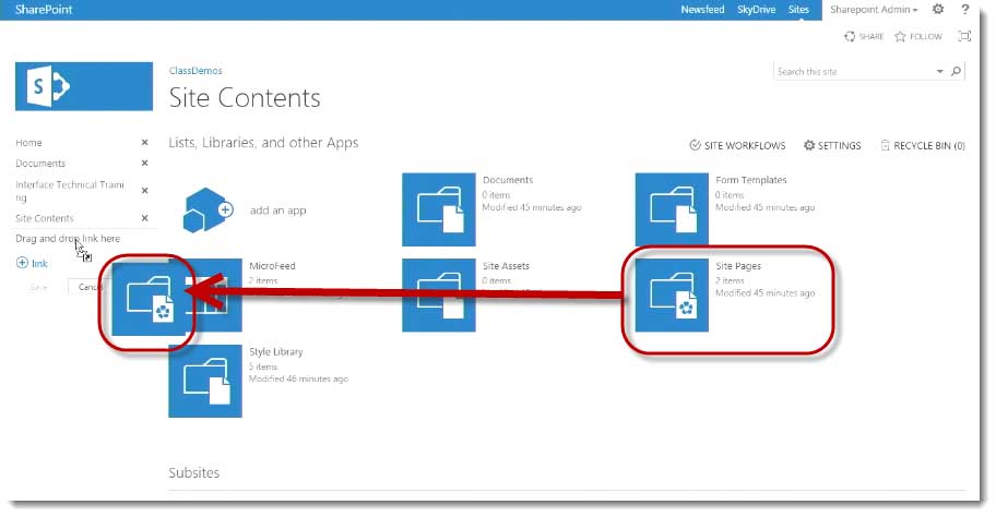 912x474 Using Navigation Controls In A Collaboration Site In Sharepoint