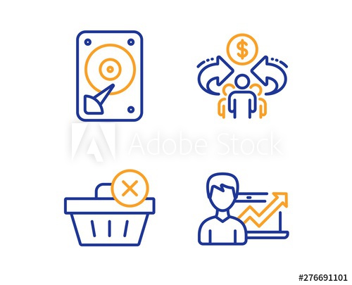 500x405 Sharing Economy, Hdd And Delete Purchase Icons Simple Set Success