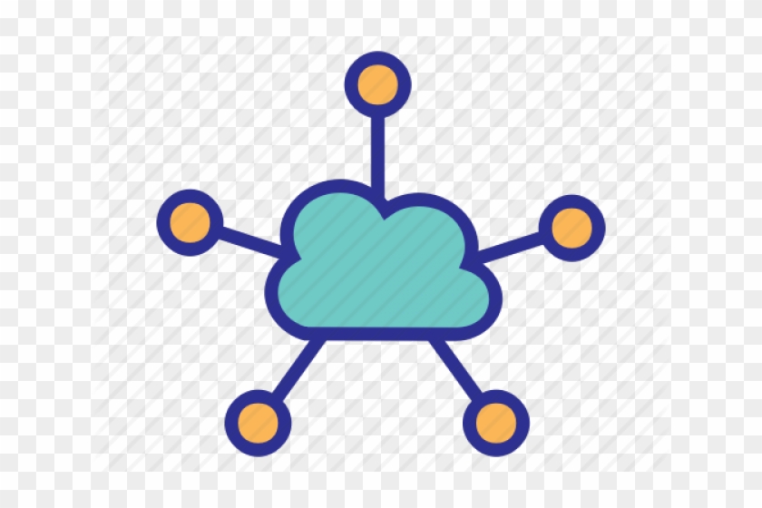840x560 Cloud Server Clipart Iot