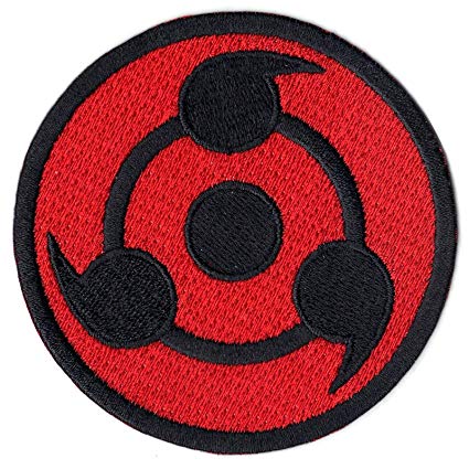 425x425 Anime Sharingan Mark Logo Embroidered Iron On Patch