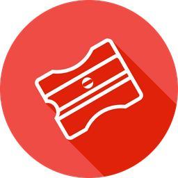 256x256 Sharpner, Tool, Stationary, School, Pencil, Sharp Icon Of Line