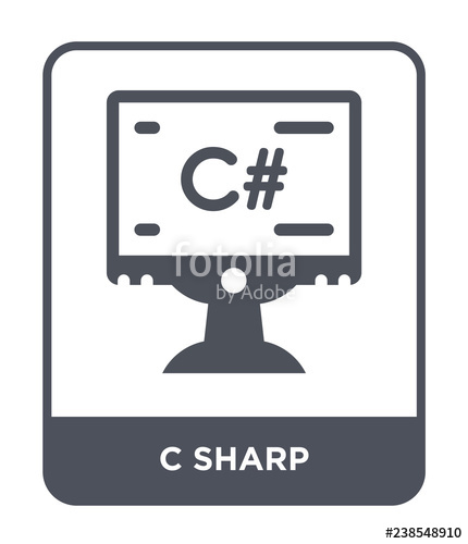 430x500 C Sharp Icon Vector Stock Image And Royalty Free Vector