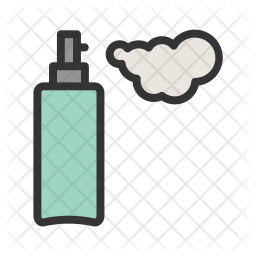 256x256 Shaving Cream Icon Of Colored Outline Style