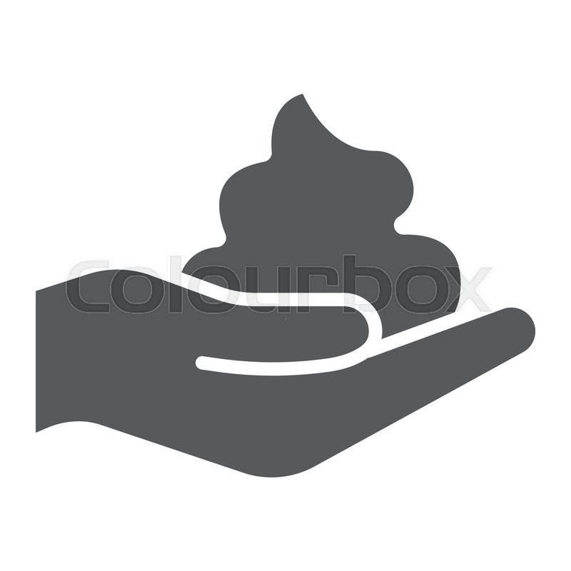 800x800 Shaving Foam Glyph Icon, Face And Stock Vector Colourbox