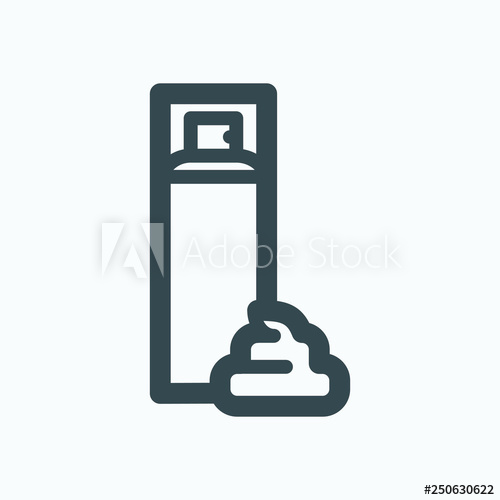 500x500 Shaving Foam Vector Icon, Shaving Gel Cream Linear Icon