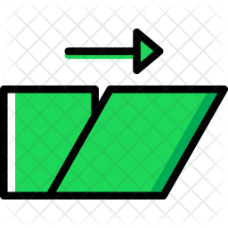 256x256 Shear Icon Of Colored Outline Style