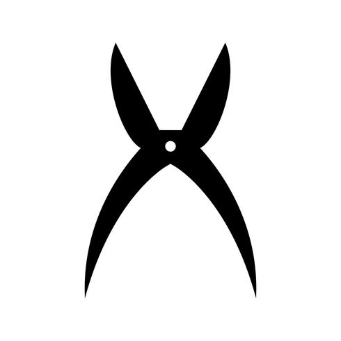 490x490 Shear Glyph Black Icon