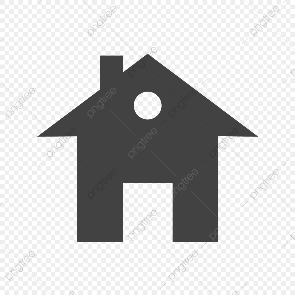 1024x1024 House Glyph Black Icon, House, Home, Shed Png And Vector