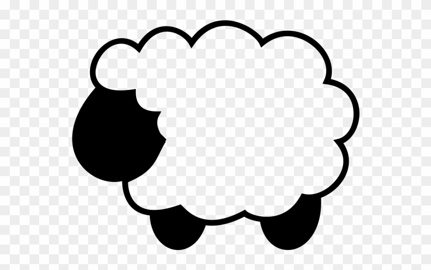 880x552 Sheep Rubber Stamp