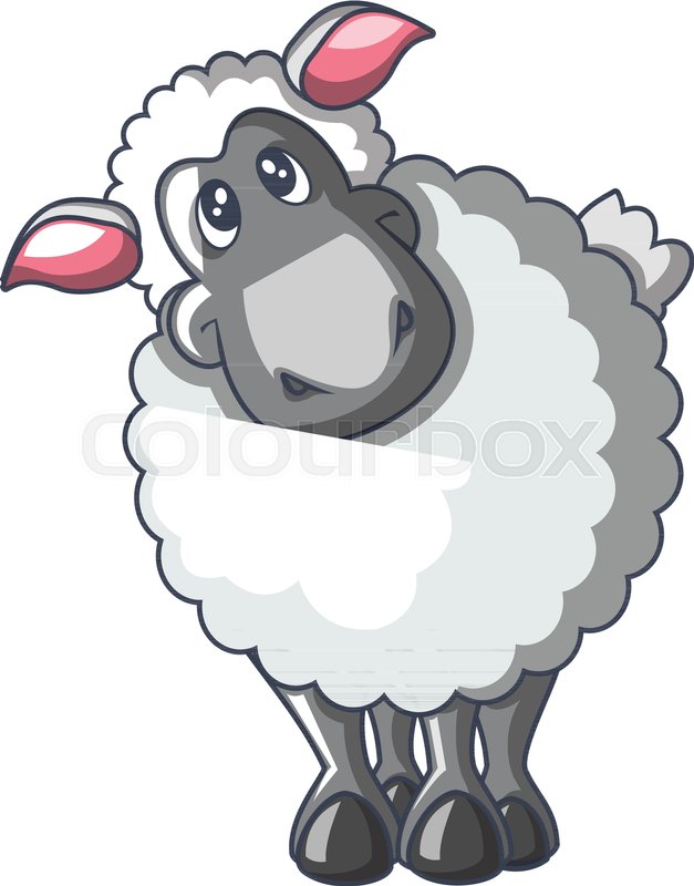 627x800 Sheep Icon Cartoon Of Sheep Vector Stock Vector Colourbox