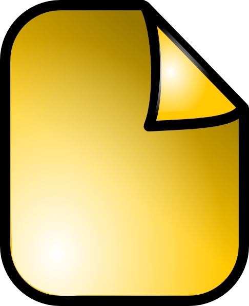 486x596 Folder Paper Sheet Icon Clip Art Free Vector In Open Office