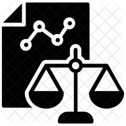 256x256 Balance Sheet Icon Of Glyph Style