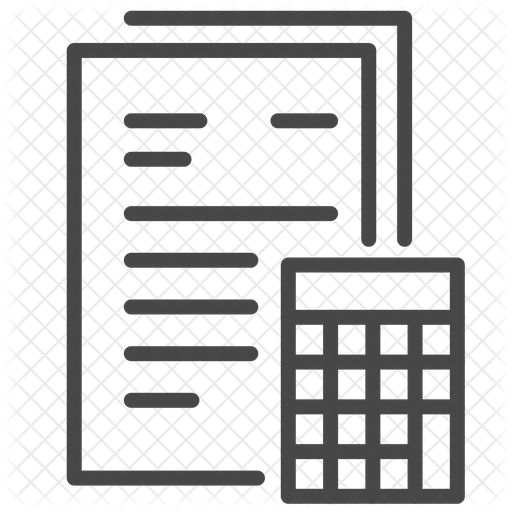 512x512 Balance Sheet Icon Of Line Style