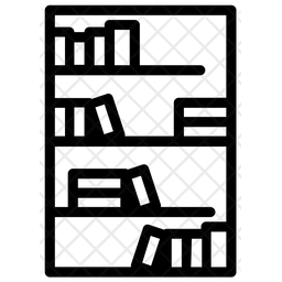 256x256 Office Shelf Icon Of Line Style