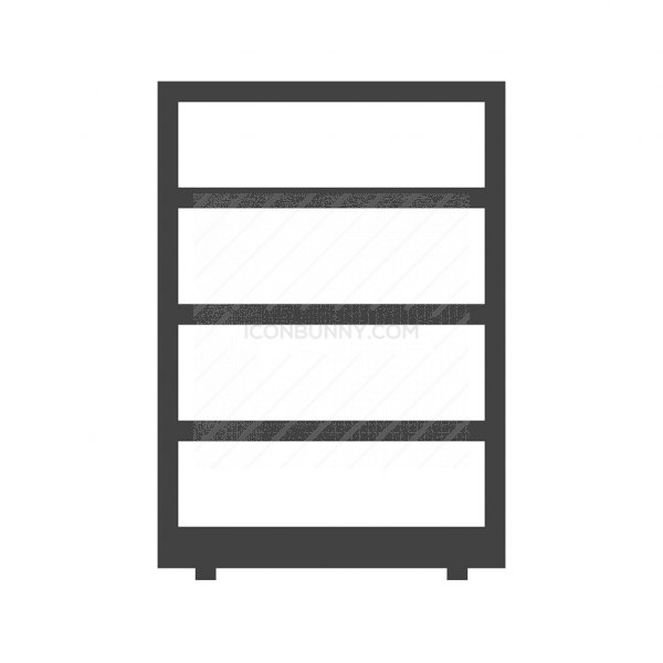 600x600 Shelves Cabinet Glyph Icon