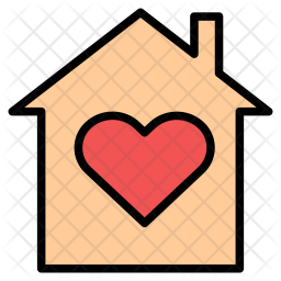 256x256 Shelter Icon Of Colored Outline Style