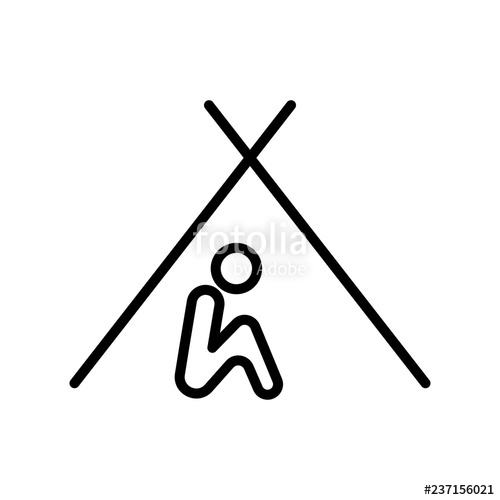 500x500 Shelter Vector Icon Stock Image And Royalty Free Vector