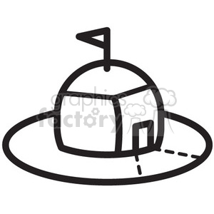 300x300 Space Shelter Pod Vector Icon Clipart Royalty Free Gif, Png