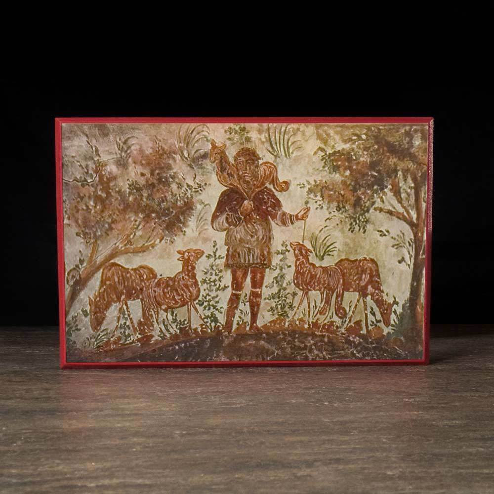 1000x1000 Christ The Good Shepherd Catacomb Icon