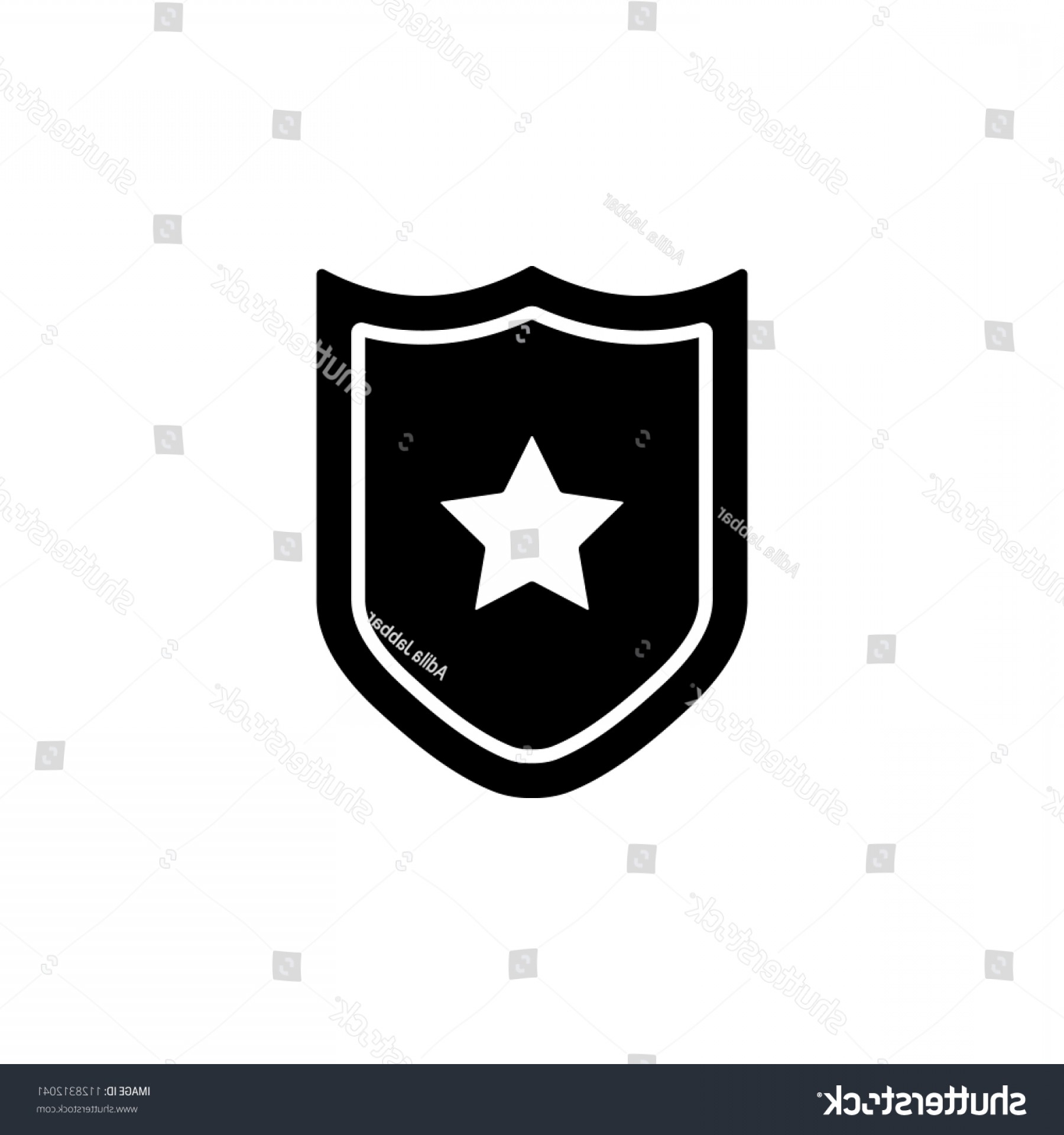 1800x1920 Sheriff Badge Star Icon Vector Filled Studiogrfx