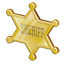 256x256 Sheriff Icon Wild West Iconset Iconshock