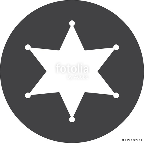 500x496 Sheriff Badge Icon Stock Image And Royalty Free Vector