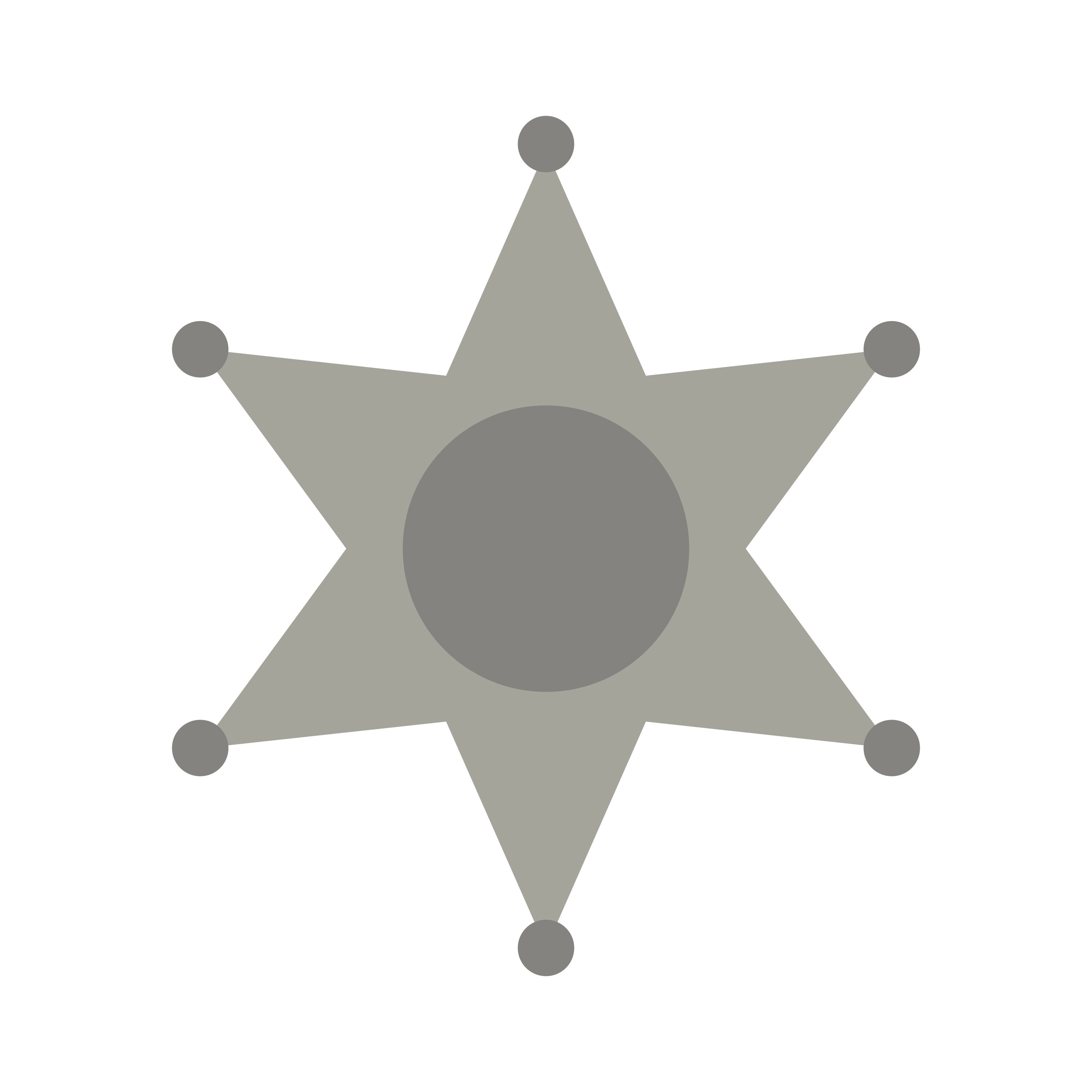 3000x3000 Sheriff Star Icon
