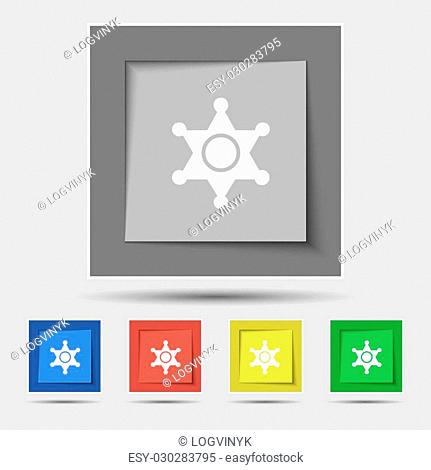 431x470 Illustration Of Sheriff Star Stock Photos And Images Age Fotostock